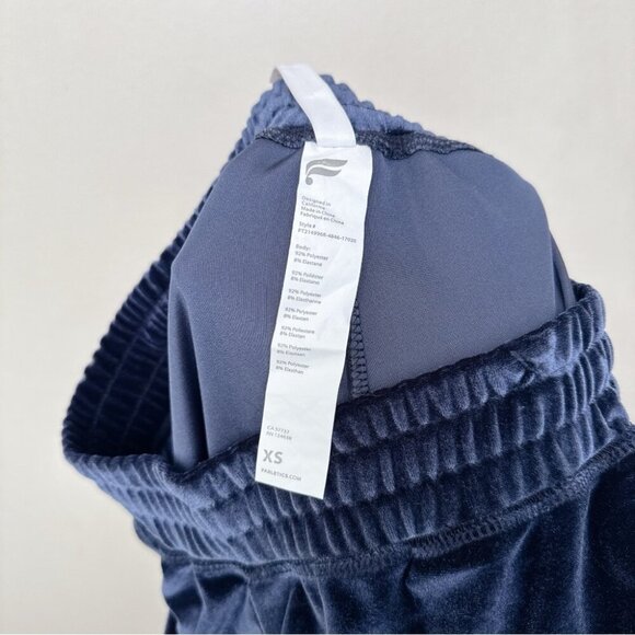 Fabletics Womens Xsmall Velour Blue Jogger - Picture 10 of 15